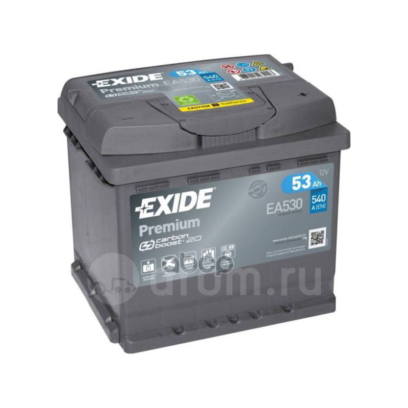 Exide Premium EA530 53 AЧ, 540А